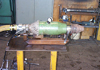 Combustor back end