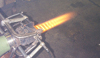Flame at full power