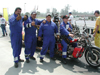 The team and the trike